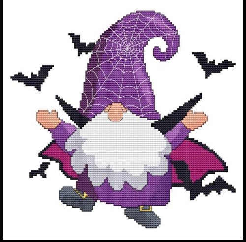 (image for) Halloween Gnome - Bat